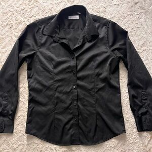 Siliteelon luxury Black satin  Dress Shirt designed in Paris